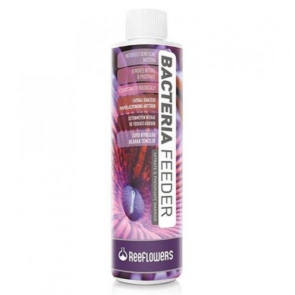 ReeFlowers Bacteria Feeder Akvaryum Faydalı Bakteri 250 ml BF250