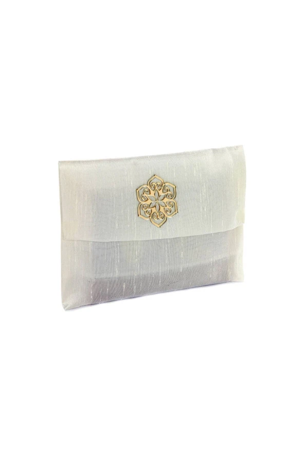 Seccade Seti - Şantuk Kaplı Yasin - Seccade - Tesbih - Beyaz Renk - Resim 5