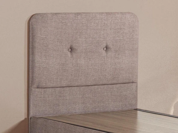 Niron  Luna Baza Başlık Yatak Seti - 80x180 cm Tek Kişilik Ortopedik Set Sağlamlaştırılmış Sandıklı Baza - Resim 8