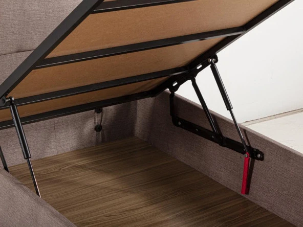 Niron  Luna Baza Başlık Yatak Seti - 80x180 cm Tek Kişilik Ortopedik Set Sağlamlaştırılmış Sandıklı Baza - Resim 10