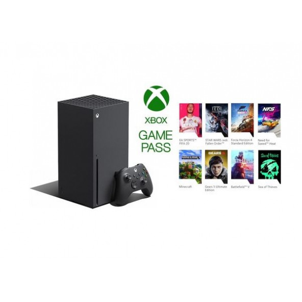 Microsoft Xbox Series x Oyun Konsolu Siyah 1 Tb + 3 Ay Gamepass ( Microsoft Türkiye Garantili )