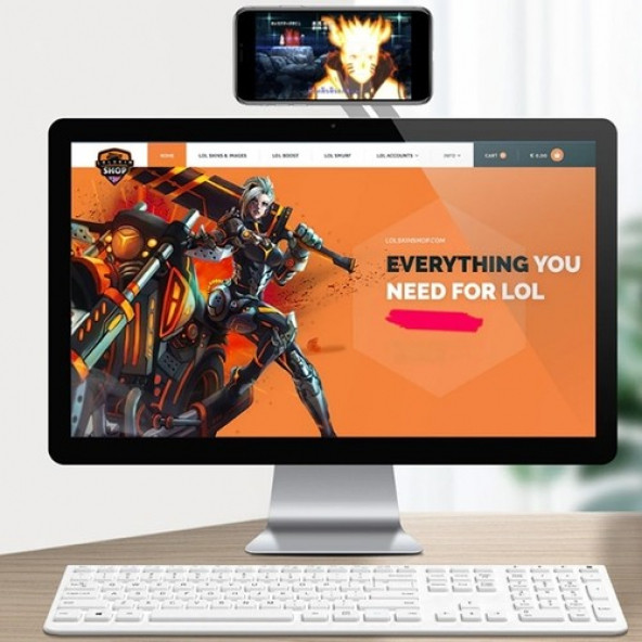 Kriko Mıknatıslı Bilgisayar Ekran Telefon Tutucu Monitör Standı - 8