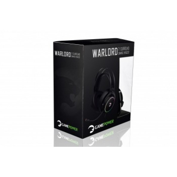 Gamepower Warlord Siyah 7.1 Surround RGB Mikrofonlu Oyuncu Kulaklığı - 6