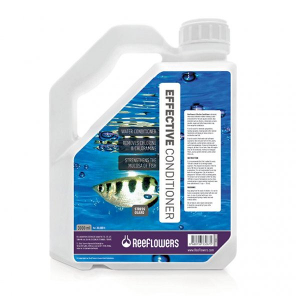 ReeFlowers Effective Conditioner Akvaryum Su Düzenleyici 3000 ml EC3L