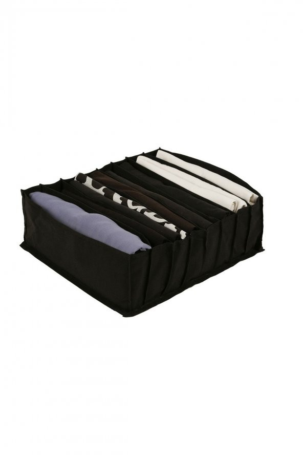 Çekmece Içi Cepli Organizer - 8/11 Gözlü Çekmece Organizer  SİYAH M