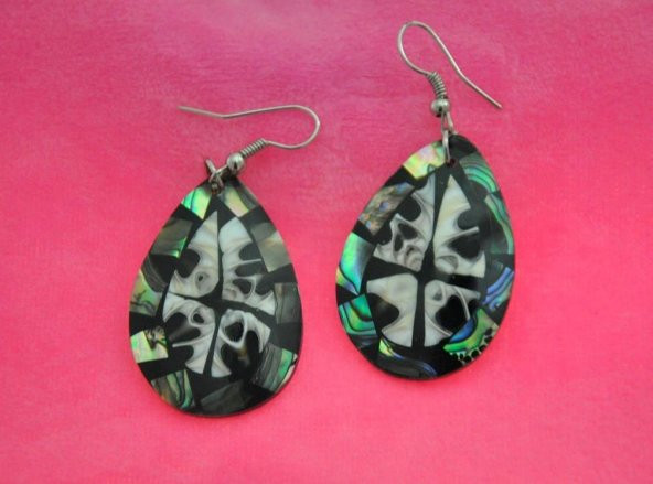 Hdmarketim Sedef El Yapımı Sallantı Tasarım Küpe ürün görseli