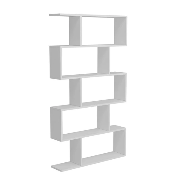 LENDA Zambak Kitaplık - Beyaz - 4