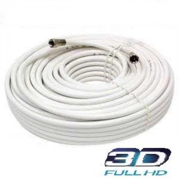 25m Uydu Anten Kablosu RG6/U4 Kaliteli Kablo