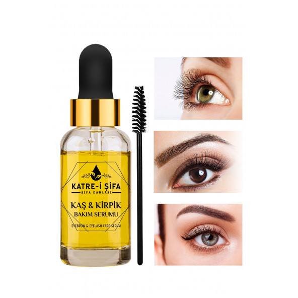 Kaş ve Kirpik Güçlendirici Özel Formüllü E Vitaminli Doğal Bakım Yağı 20 ML - 3