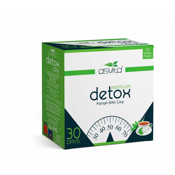 Zayıflamak İsteyenlerin Çayı Asvita Premıum Detox Çayı 90 Süzen Poşet - 1