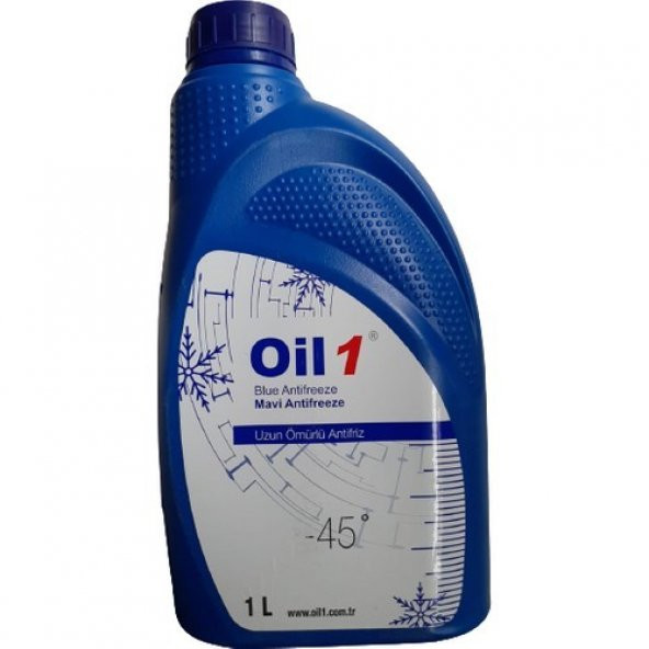 Oil 1 Snow Mavi Antifiriz -45 Derece (1 Litre)