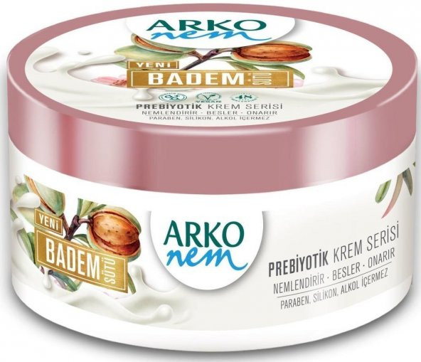 Arko Nem Badem Sütü Özlü Prebiyotik Krem 250 Ml