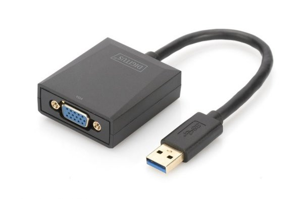 DIGITUS USB3.0 = VGA ÇEVİRİCİ(DA-70840)VGA 1080P (DA-70840)