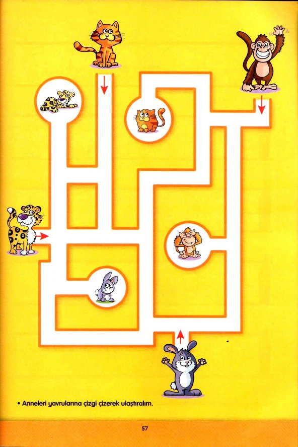 TAMAMLIYORUM BİRLEŞTİRİYORUM ÇİZGİLER ÇİZİYORUM OKUL ÖNCESİ KİTAP - Resim 8