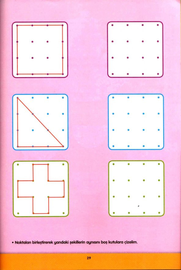 TAMAMLIYORUM BİRLEŞTİRİYORUM ÇİZGİLER ÇİZİYORUM OKUL ÖNCESİ KİTAP - Resim 9