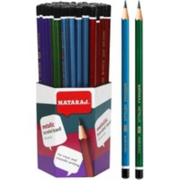 NATARAJ 72 Lİ KURŞUN KALEM ( METALLIC )