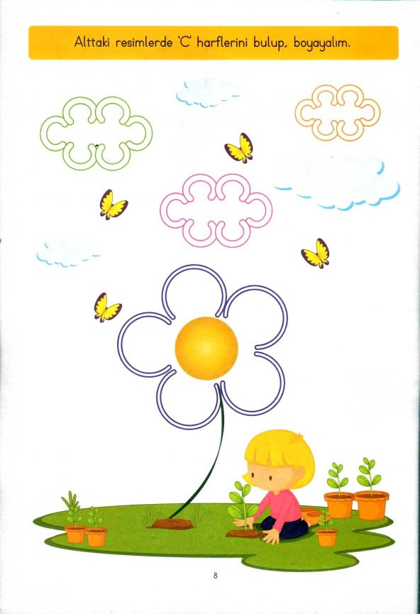 SÜPER ETKİNLİKLER (RENKLER-ŞEKİLLER) OKUL ÖNCESİ EĞİTİM KİTABI - Resim 5