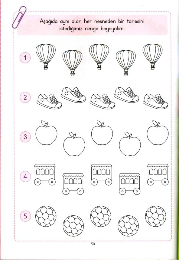 SÜPER ETKİNLİKLER (RENKLER-ŞEKİLLER) OKUL ÖNCESİ EĞİTİM KİTABI - Resim 6