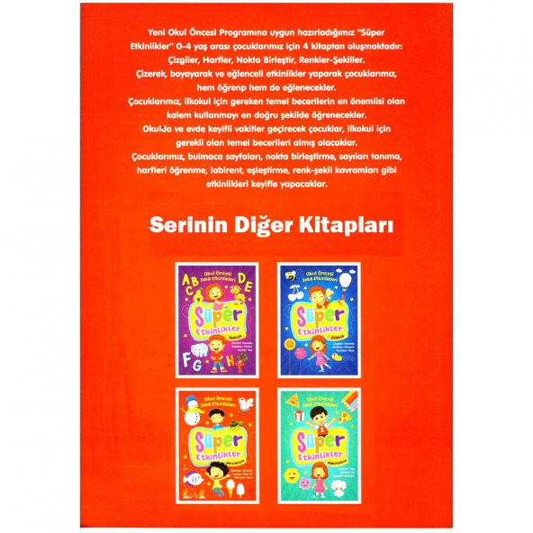 SÜPER ETKİNLİKLER (RENKLER-ŞEKİLLER) OKUL ÖNCESİ EĞİTİM KİTABI - Resim 7