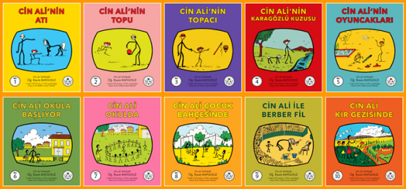 Cin Ali Okuma Hikaye 10 Kitap Seti 1.Sınıf Dik Temel Harfler - 2