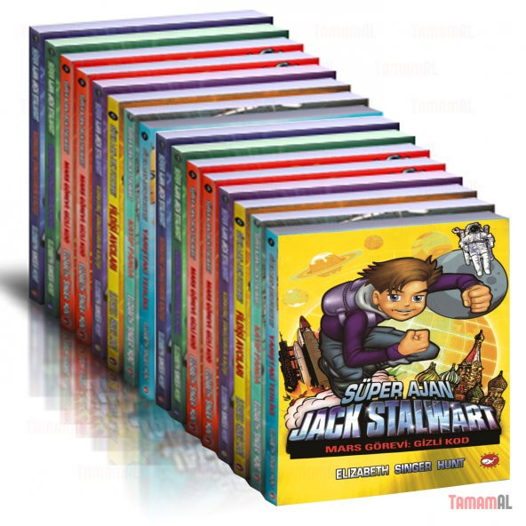 SÜPER AJAN JACK STALWART / SÜRÜKLEYİCİ MACERA HİKAYE 14 KİTAP SET - 4