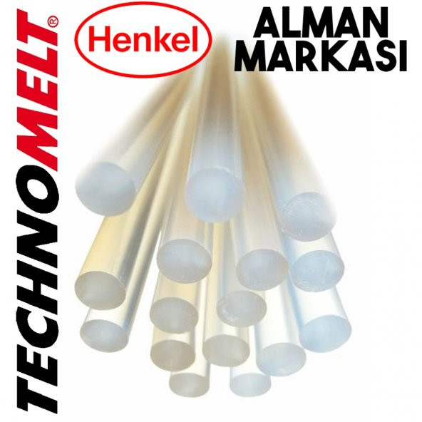 HENKEL (ALMAN MARKASI) TechnoMelt Sıcak Silikon KALIN ŞEFFAF MUM - 2