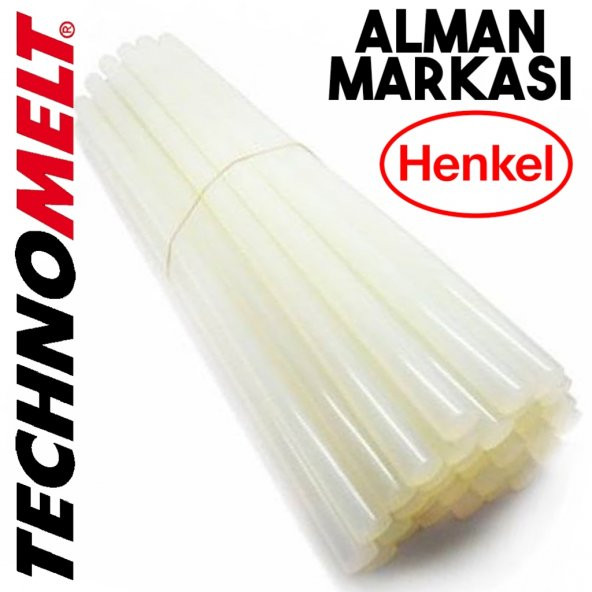 HENKEL (ALMAN MARKASI) TechnoMelt Sıcak Silikon KALIN ŞEFFAF MUM - 6