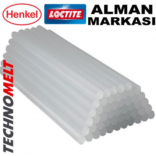 HENKEL (ALMAN MARKASI) TechnoMelt Sıcak Silikon KALIN ŞEFFAF MUM - 12