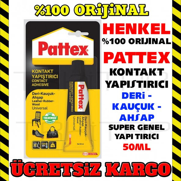 HENKEL PATTEX ORİJİNAL DERİ KAUÇUK AHŞAP GENEL SÜPER YAPIŞTIRICI - Resim 3