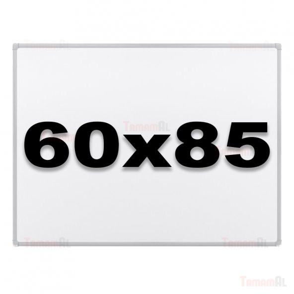 60x85 (KALİTELİ) AKYAZI DUVARA MONTE LAMİNAT BEYAZ YAZI TAHTASI - 1