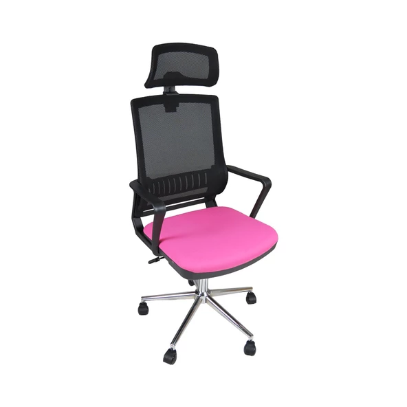 Uzay Ofis Nehir Müdür Koltuğu - Pembe - 2