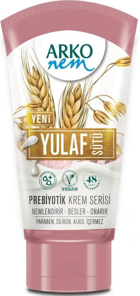 Arko Nem Yulaf Sütü Özlü Prebiyotik Tüp Krem 60 Ml - 2