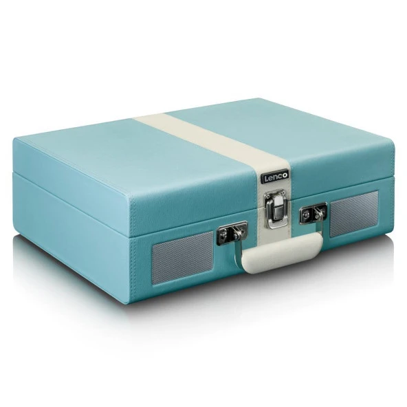 Lenco Classic Phono TT-110 Mavi Hoparlörlü Bluetoothlu Pikap Plak Çalar - 3