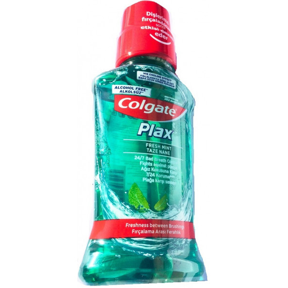 COLGATE PLAX FRESH MINT TAZE NANE AĞIZ KOKUSUNA KARŞI 7 . 24 KORUMA 250 ML