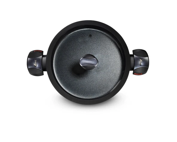 Diamond 24 cm Yanmaz Yapışmaz Basık Tencere - Resim 3