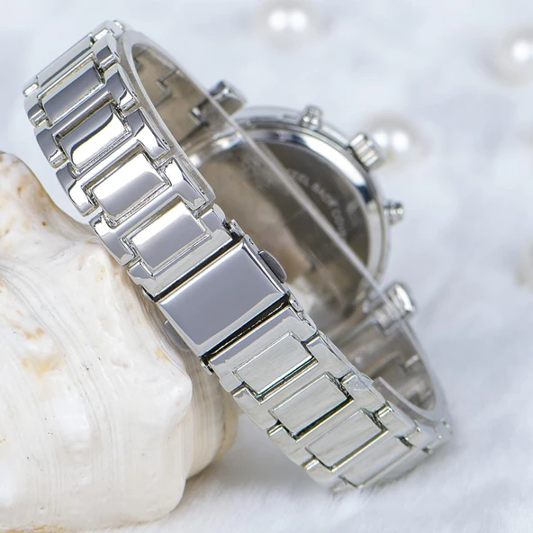 Spectrum Marka Kadın Kol Saati Taşlı Kasa Silver Çelik Kordon ST-303821 - Resim 4