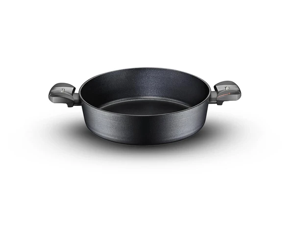 Diamond 24 cm Yanmaz Yapışmaz Basık Tencere - Resim 2