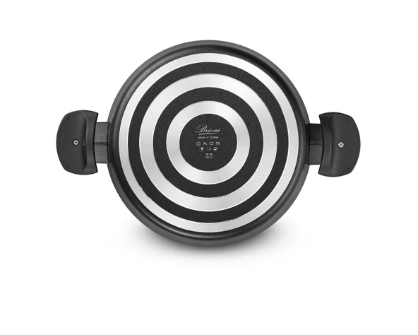 Diamond 24 cm Yanmaz Yapışmaz Basık Tencere - Resim 4