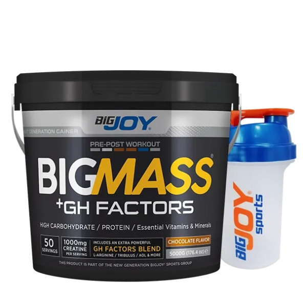 Bigjoy Sports Big Mass Gainer GH Factors 5000 Gr Bigmass Karbonhidrat Tozu Çikolata