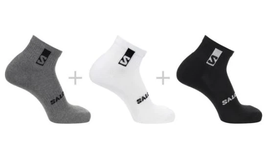 Salomon Everyday Ankle 3 Pack 3 Parça-Adet Unisex Çorap - 4