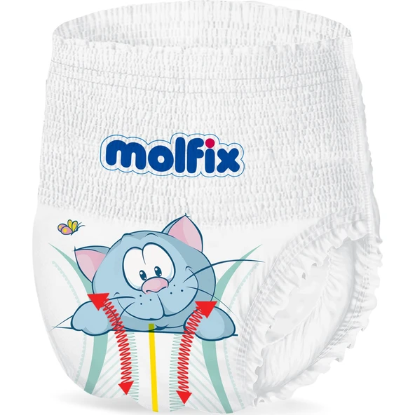Molfix Külot Bebek Bezi Beden:7 (19+KG) XX Large 216 Adet Ekstra Dev Avantaj Pk - Resim 4