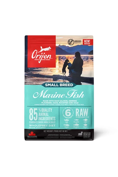 Orijen Köpek Maması Küçük Irk Small Breed Marine Fish Tüm Irk Ve Yaşam Evreleri 4,5 Kg ürün görseli 1