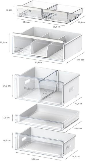 Profilo BD3076WCAP Kombi No Frost Buzdolabı - Resim 6