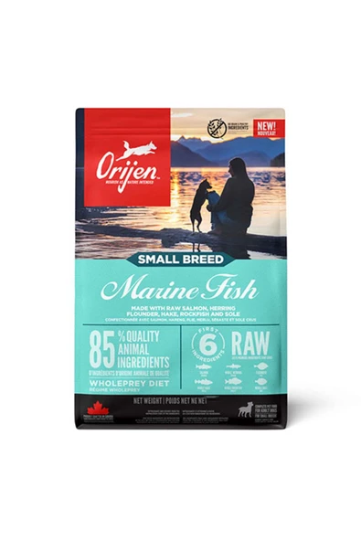 Orijen Köpek Maması Small Breed Marine Fish Küçük Irk Tüm Irk Ve Yaşam Evreleri 1,8 Kg ürün görseli