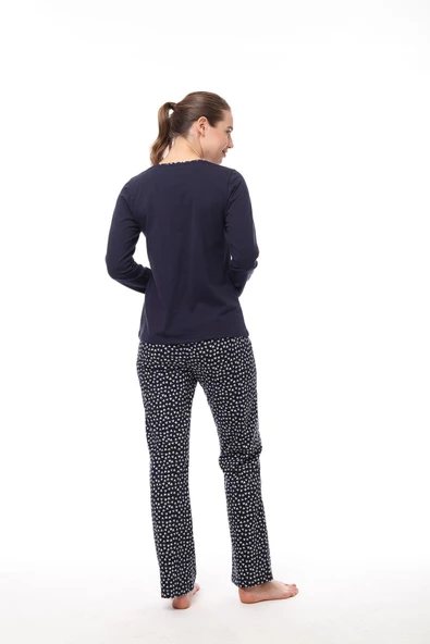 Pijadore 1544 Kadın Uzun Kollu Pijama Takım - 3