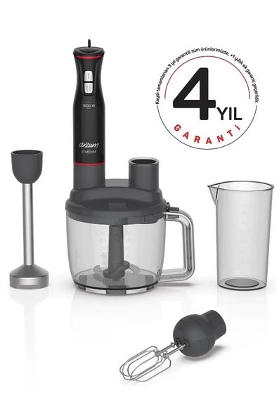 AR1137 Starchef Multi 1500 W Blender Seti - Siyah