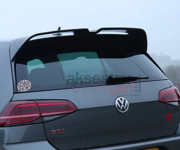 Volkswagen Golf 7 Ottinger Spoiler Parlak Siyah Boyalı İthal Ürün Plastik