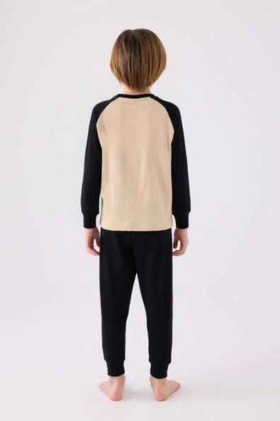Roly Poly 3450 Erkek Çocuk Çam Apaç Uzun Kol Pijama Takım - 5