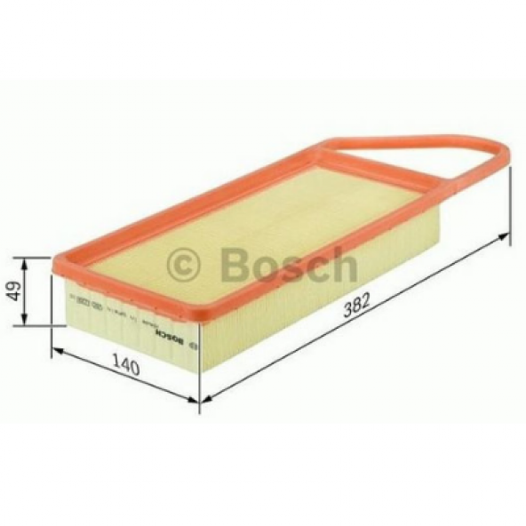 Peugeot 206 307 Hava Filtresi 1.4 HDİ Bosch 0986TF0097(kutusuz) (2001-2009)