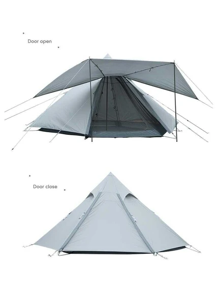 Wildland Ön Tenteli 2 Kapılı Mini Tipi 4 Kişilik Çadır Kamp Çadırı